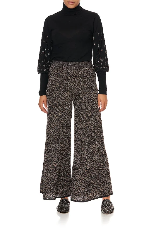 SUPER WIDE FLARE PANT ABINGDON PALACE Lace Dress Sleek